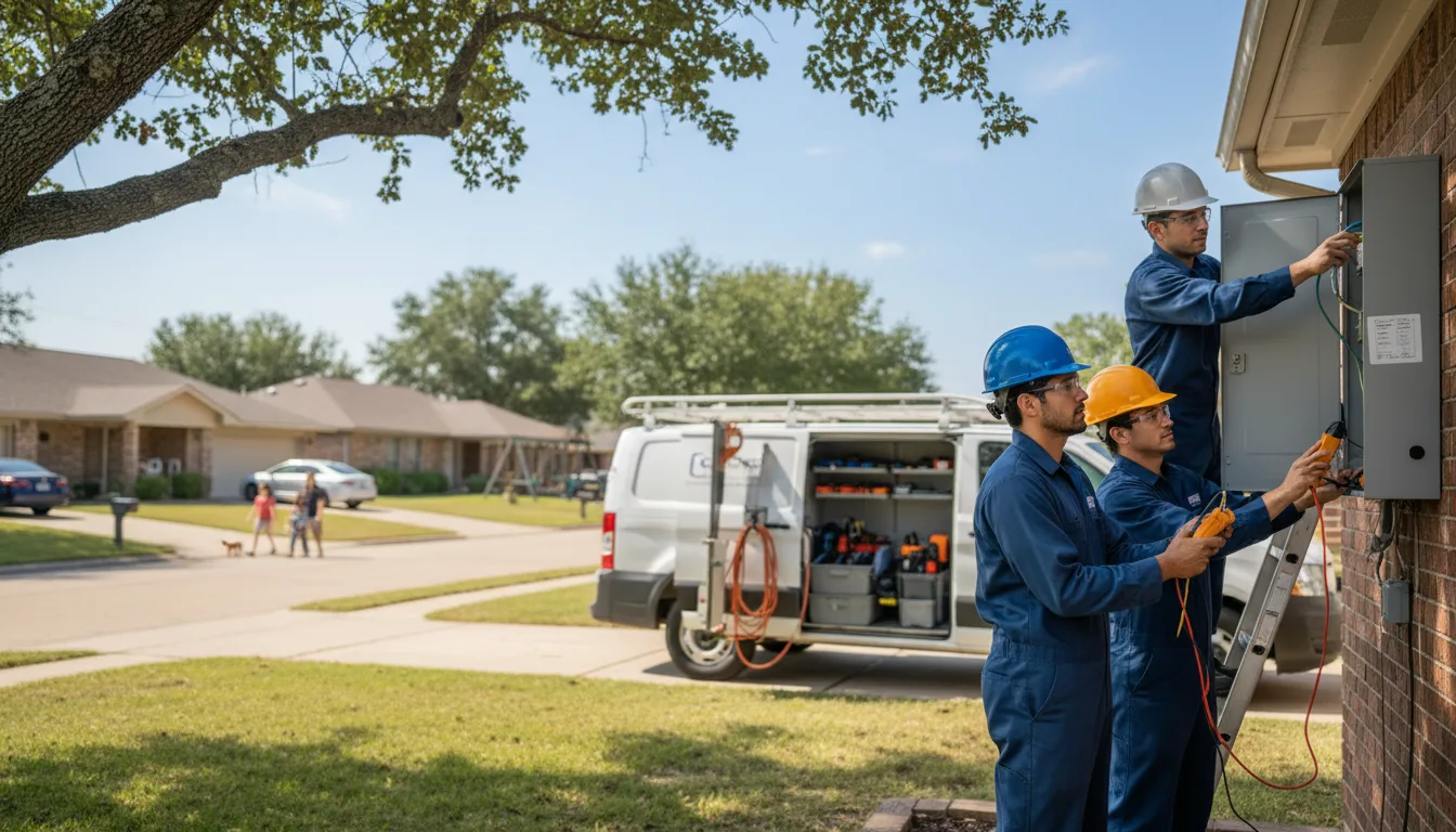 Certified electrician providing emergency electrical services in Stark, KS
